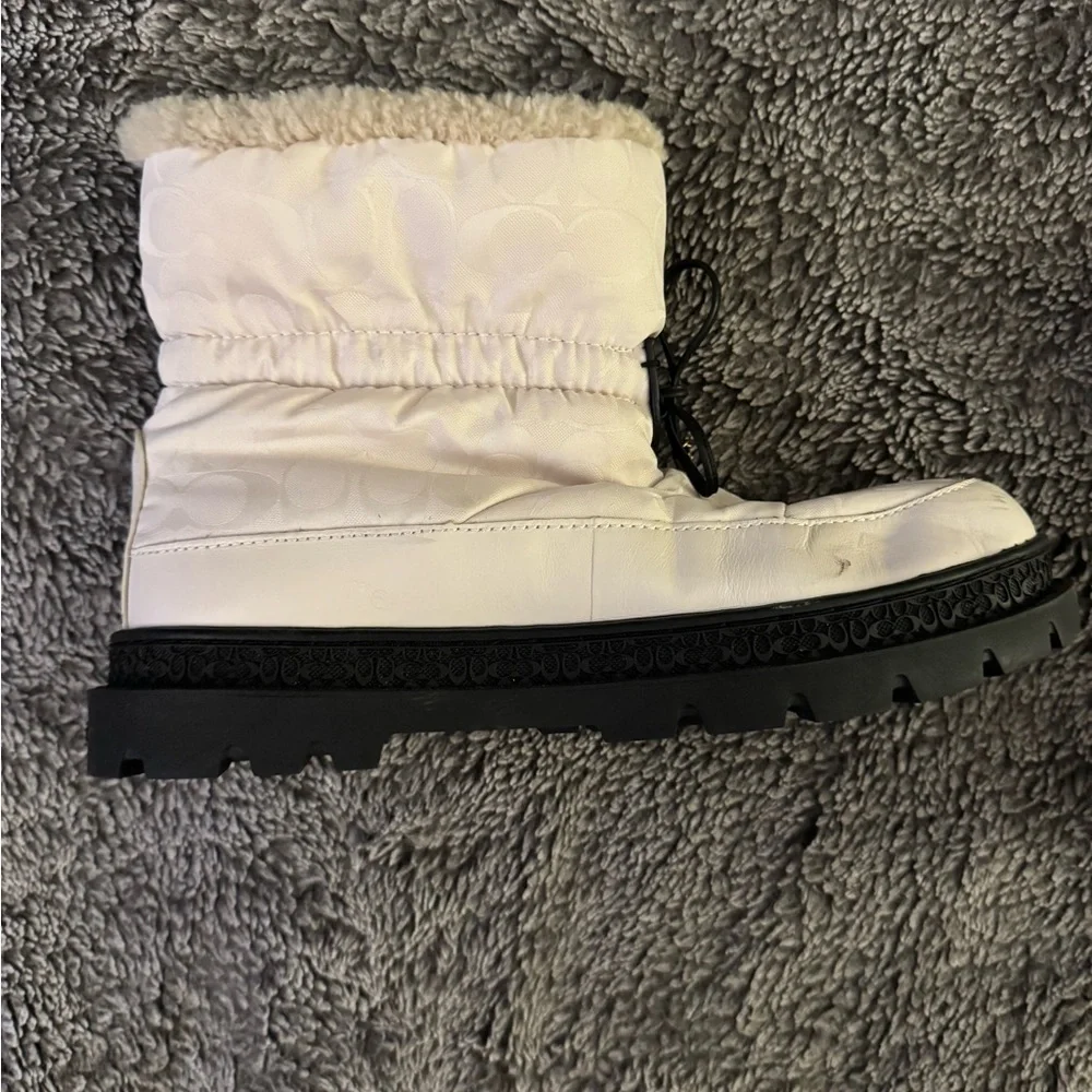 COACH Women’s Kailee Nylon Winter Boots